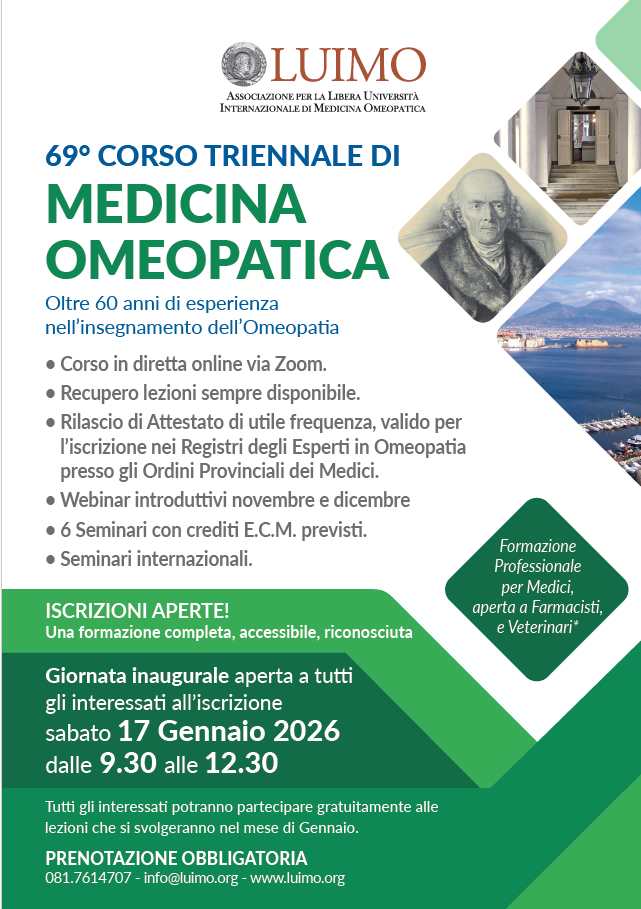 GIORNATA INAUGURALE 69° CORSO TRIENNALE